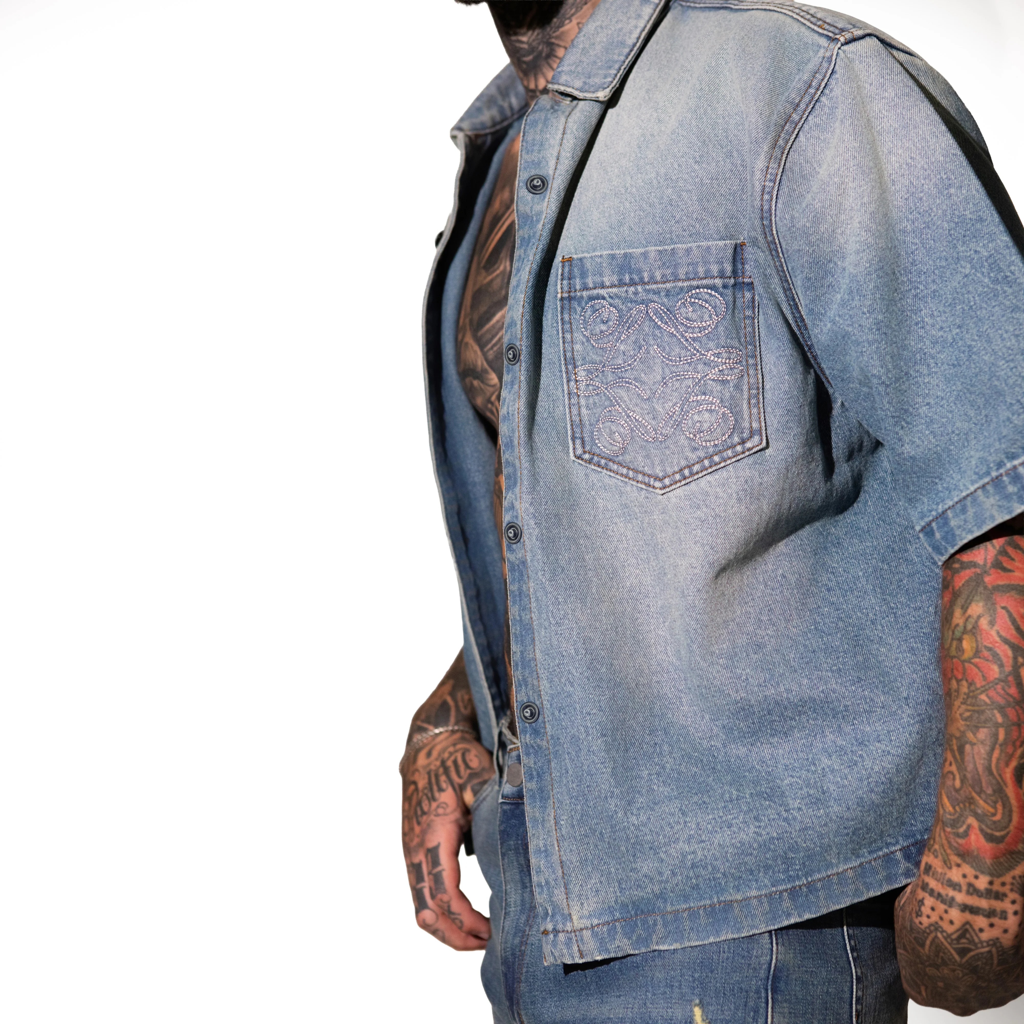 THE BLUE DENIM TOP - Image 6