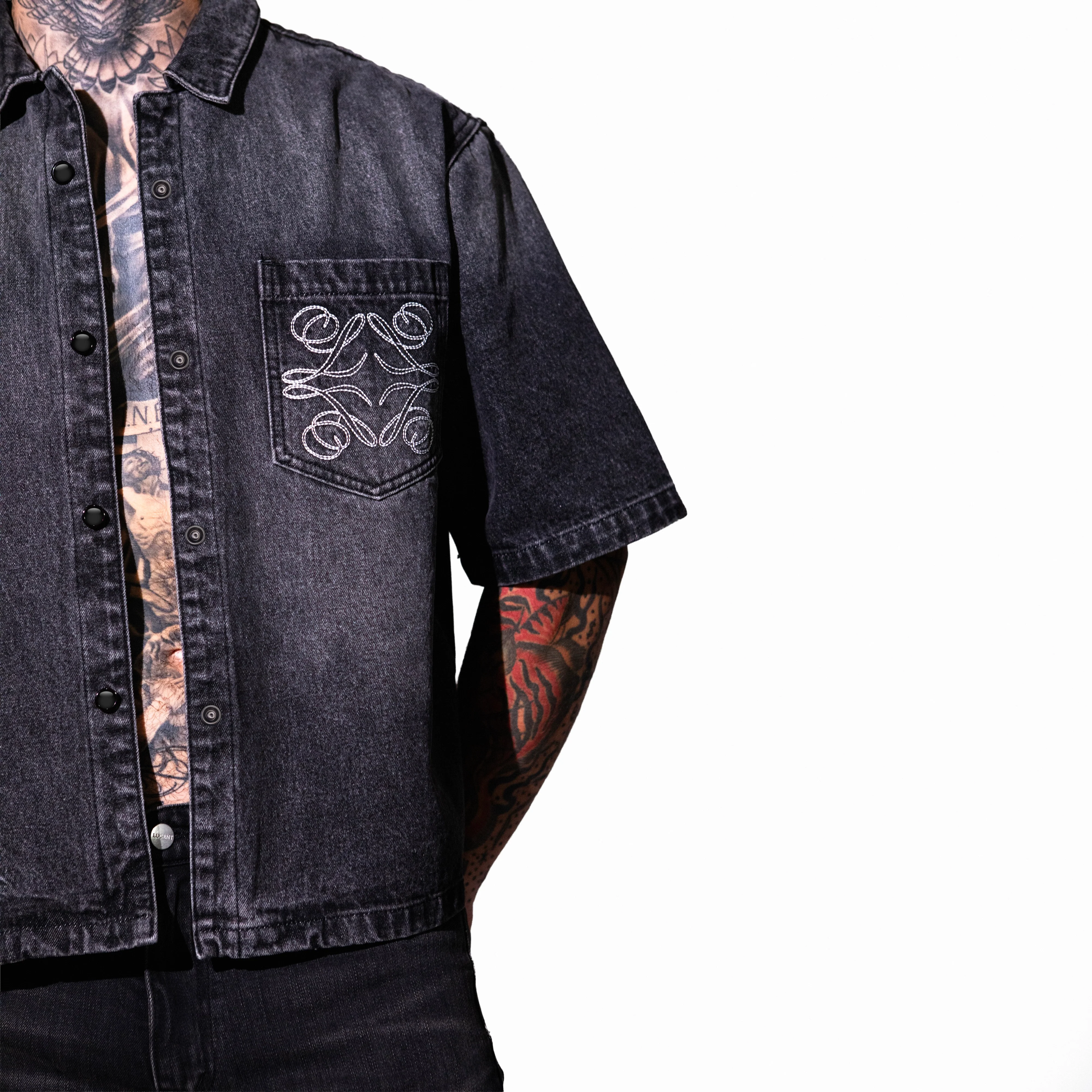 THE NOIR DENIM TOP - Image 3